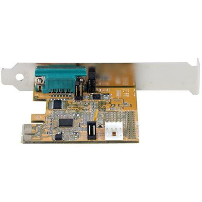 StarTech.com PCI Express Seriellt kort, PCIe till RS232 (DB9) seriellt gränssnittskort, PC seriellt kort med 16C1050 UART, standard- eller lågprofilfästen, COM-retention, Windows och Linux