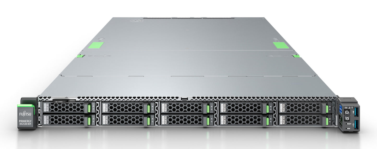 Fujitsu PRIMERGY RX2530 M7 servrar 0 GB Rack (1U) Intel® Xeon® Gold 5515+ 3,2 GHz 32 GB DDR5-SDRAM 900 W