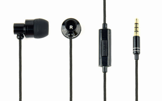 Gembird GMB Audio MHS-EP-CDG-B hörlur och headset Kabel I öra Samtal/musik Svart