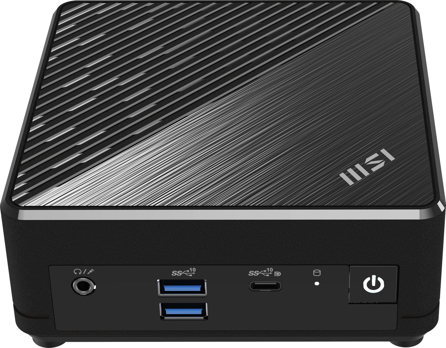 MSI Cubi N ADL-001EU Intel® N N200 4 GB DDR4-SDRAM 128 GB SSD Windows 11 Pro Mini PC Mini-PC Svart