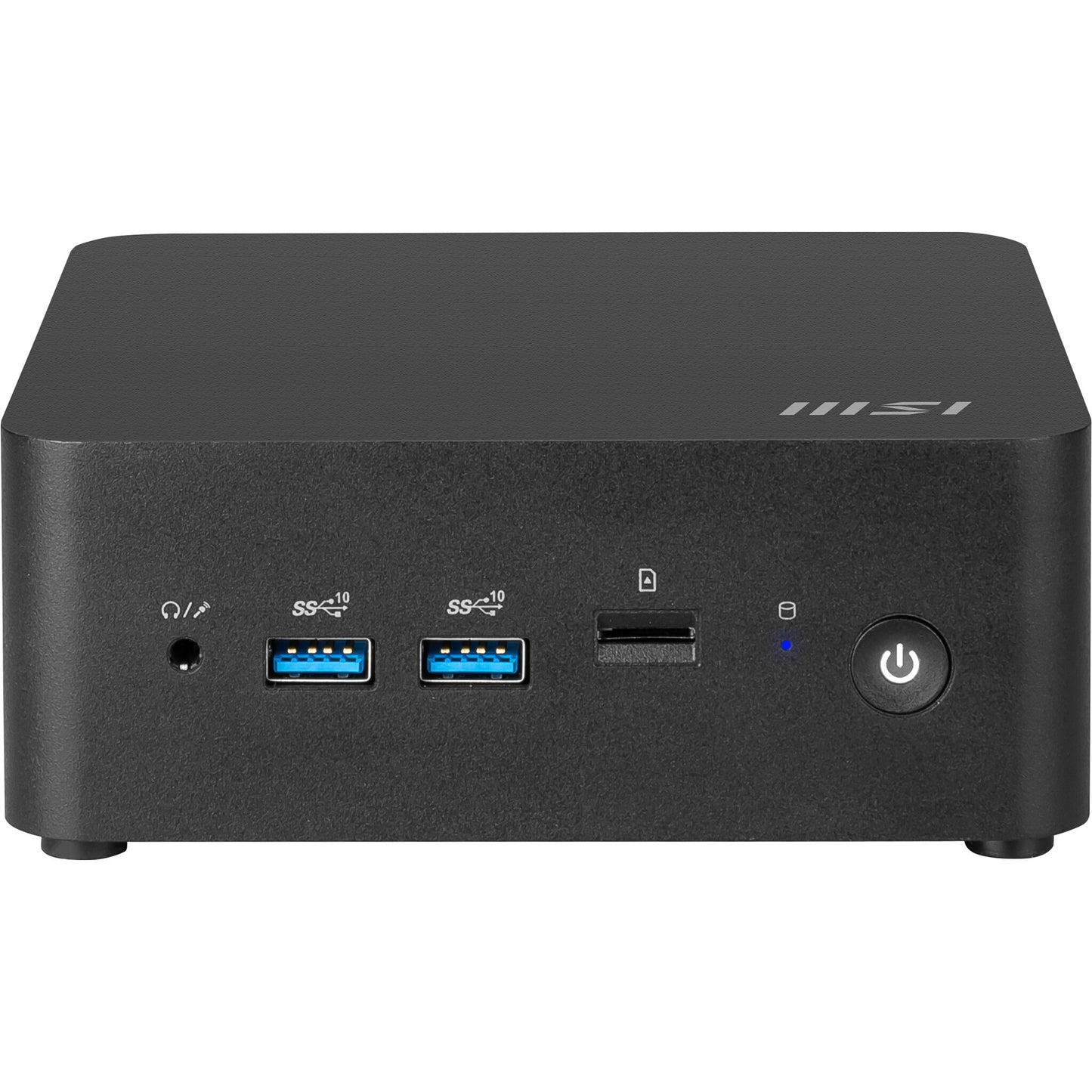 MSI Cubi NUC 1MG-023DE Intel Core 3 100U 8 GB DDR5-SDRAM 256 GB SSD Windows 11 Pro Mini PC Mini-PC Svart