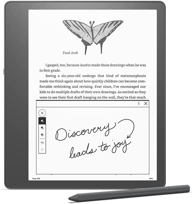 Amazon Kindle Scribe e-bokläsare Pekskärm 16 GB Wi-Fi Grå