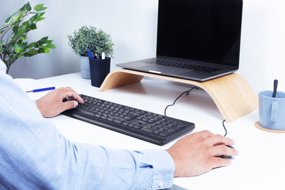 Trust Primo tangentbord Mus inkluderad Kontor USB tyska Svart