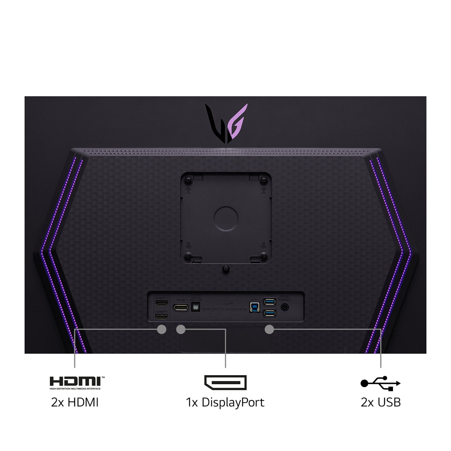 LG 27GS95QE-B platta pc-skärmar 67,3 cm (26.5") 2560 x 1440 pixlar Quad HD OLED Svart