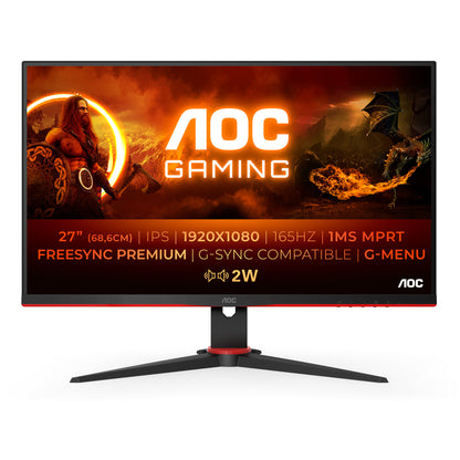AOC G2 27G2SPAE/BK LED display 68,6 cm (27") 1920 x 1080 pixlar Full HD Svart, Röd