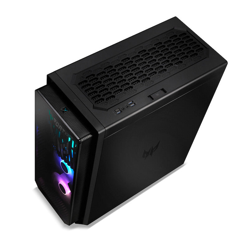 Acer Predator Orion 7000 PO7-660 Intel Core Ultra 7 265KF 32 GB DDR5-SDRAM 2 TB SSD NVIDIA GeForce RTX 5080 Windows 11 Home Skrivbord PC Svart