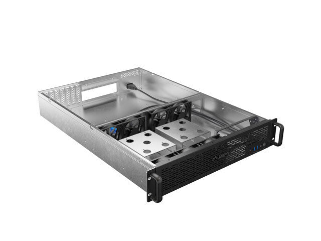 Lanberg SC01-6502-12B modulärt serverchassi Rack (2U) 0 GB