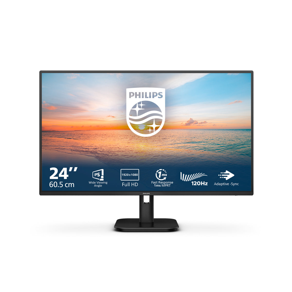 Philips 1000 series 24E1N1100A/00 platta pc-skärmar 60,5 cm (23.8") 1920 x 1080 pixlar Full HD LCD Svart