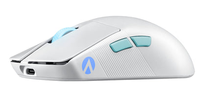 ASUS ROG Harpe Ace Aim Lab Edition datormöss Spela Ambidextrous RF Wireless + Bluetooth + USB Type-C Optomekanisk 36000 DPI