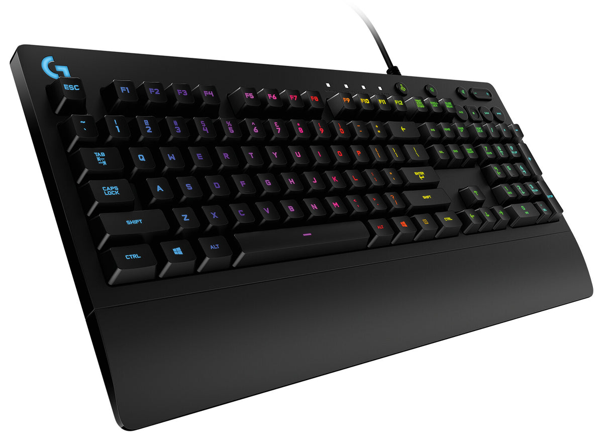 Logitech G 920-008090 tangentbord Spela USB QWERTY Nordic Svart