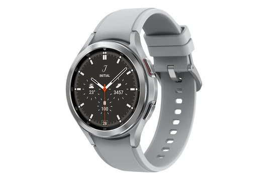 Samsung Galaxy Watch4 Classic 3,56 cm (1.4") OLED 46 mm Digital 450 x 450 pixlar Pekskärm Silver Wi-Fi GPS