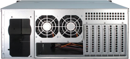 Inter-Tech 4U-4408 Ställning Svart, Silver