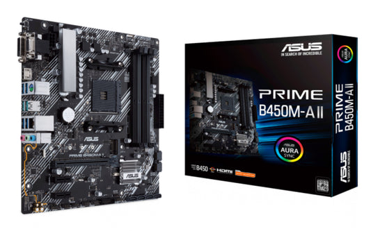ASUS PRIME B450M-A II AMD B450 Uttag AM4 micro ATX