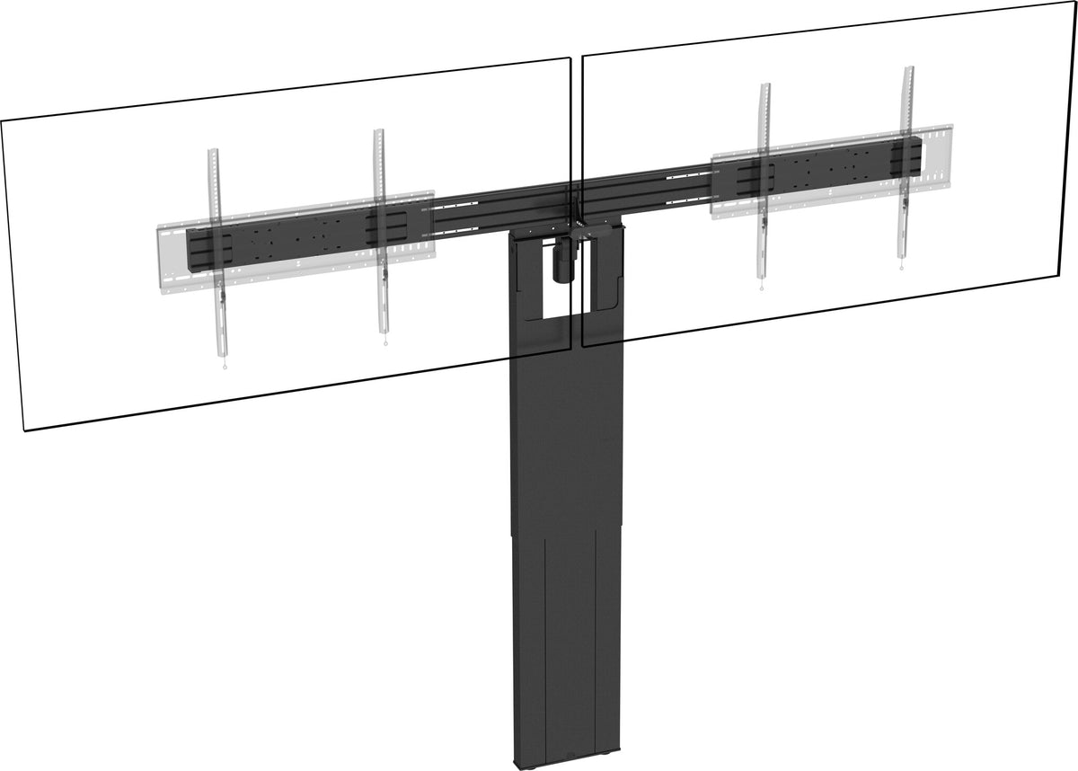 Vision VFM-F50/D tv-fäste 2,18 m (86") Svart