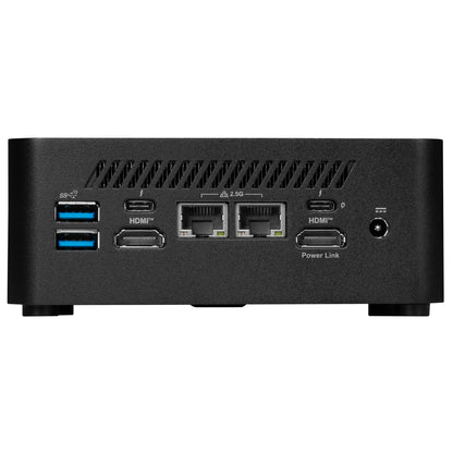 MSI Cubi NUC 1MG-019DE Intel Core 7 150U 16 GB DDR5-SDRAM 512 GB SSD Windows 11 Pro Mini PC Mini-PC Svart