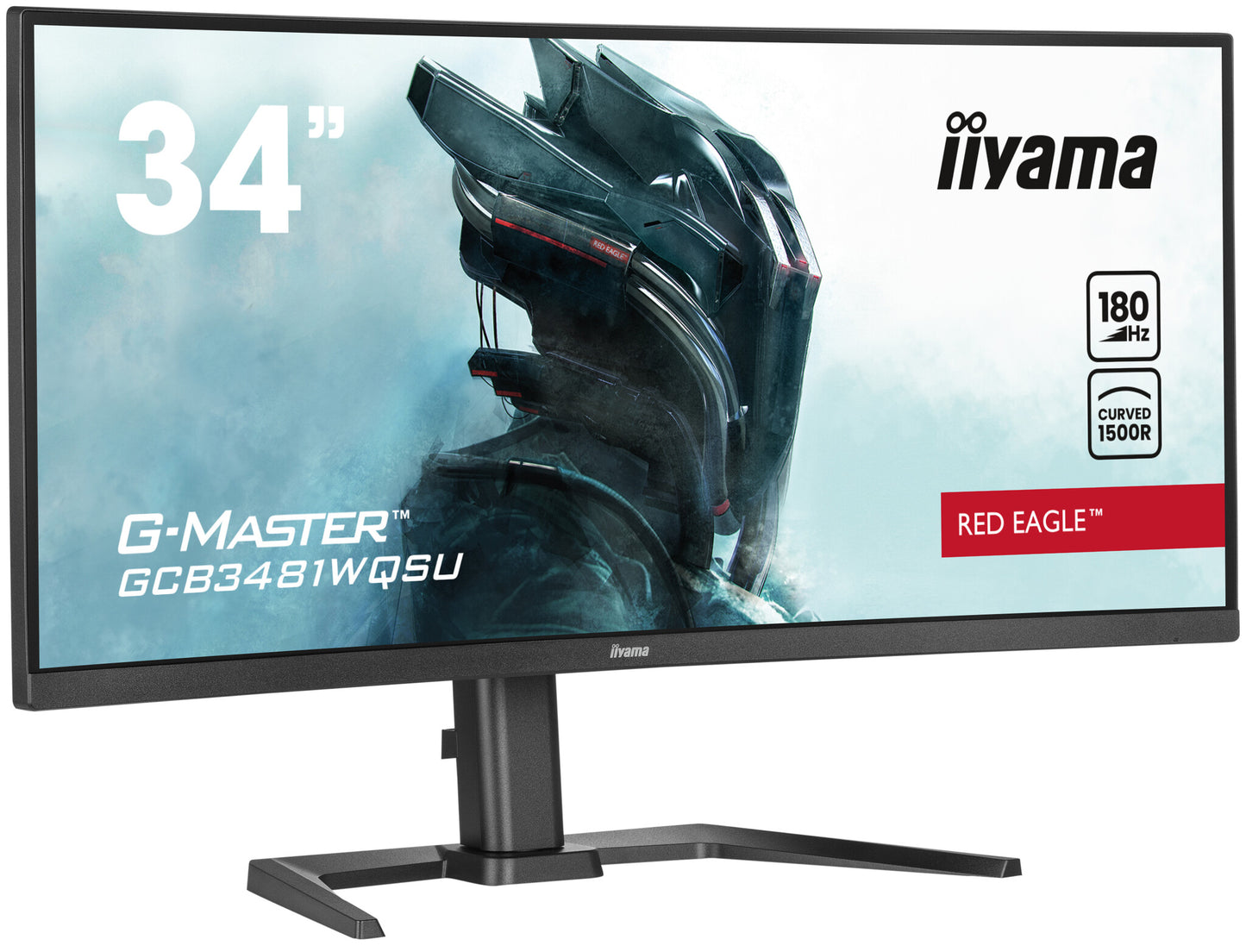 iiyama G-MASTER GCB3481WQSU-B1 platta pc-skärmar 86,4 cm (34") 3440 x 1440 pixlar UltraWide Quad HD LCD Svart