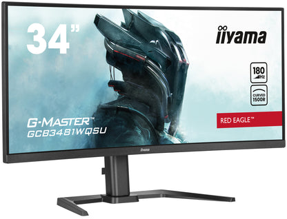 iiyama G-MASTER GCB3481WQSU-B1 platta pc-skärmar 86,4 cm (34") 3440 x 1440 pixlar UltraWide Quad HD LCD Svart