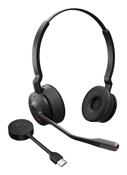 Jabra Engage 55 SE Headset Trådlös Huvudband Kontor/callcenter Svart