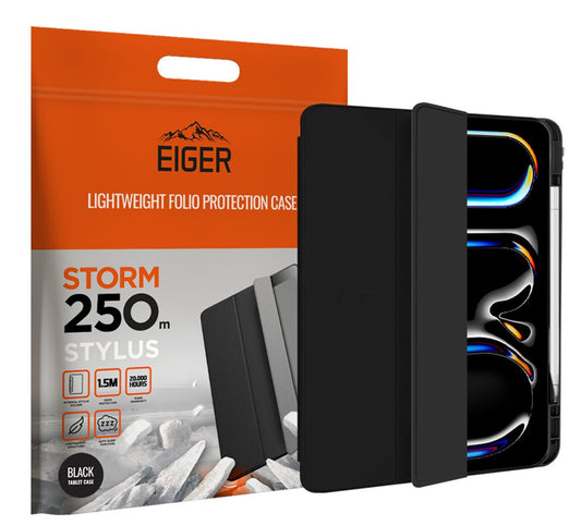 EIGER EGSR00233 iPad-fodral 27,9 cm (11") Folio Svart