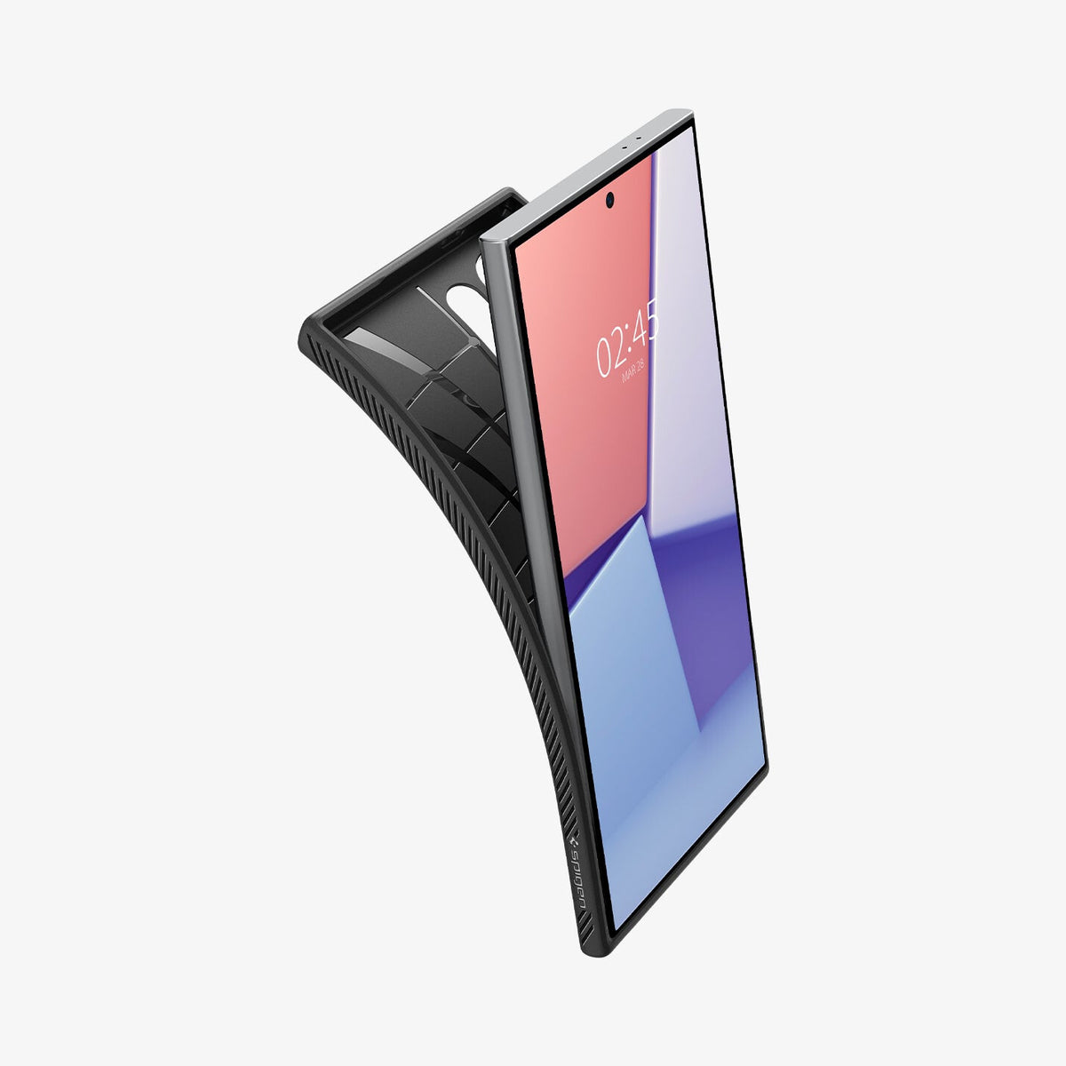 Spigen Liquid Air mobiltelefonfodral 17,3 cm (6.8") Omslag Svart