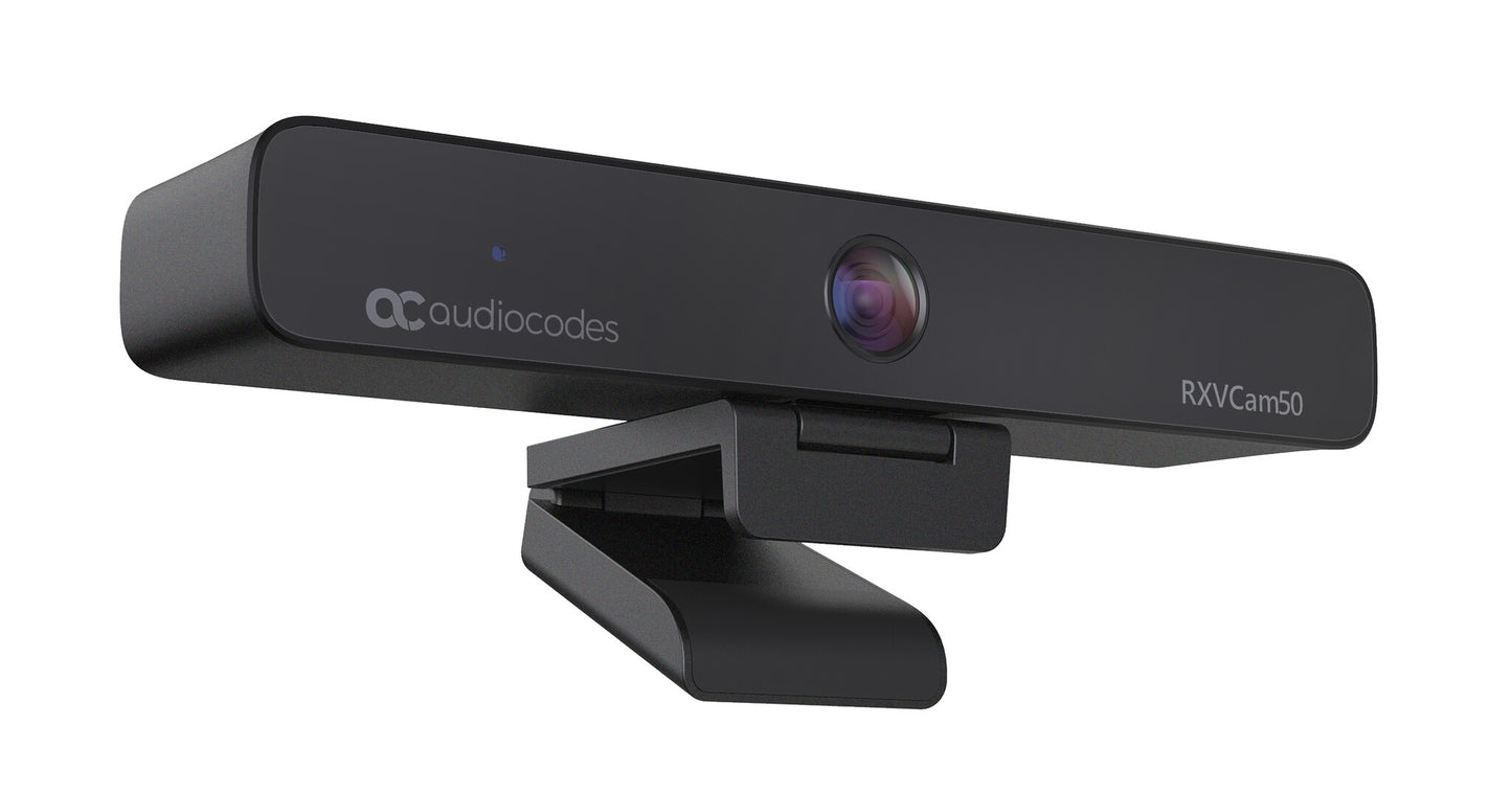 AudioCodes RXVCam50M 8,28 MP Svart 3840 x 2160 pixlar 30 fps CMOS 25,4 / 2,5 mm (1 / 2.5")