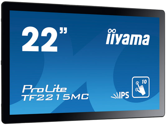 iiyama ProLite TF2215MC-B2 platta pc-skärmar 54,6 cm (21.5") 1920 x 1080 pixlar Full HD LED Pekskärm Flera användare Svart