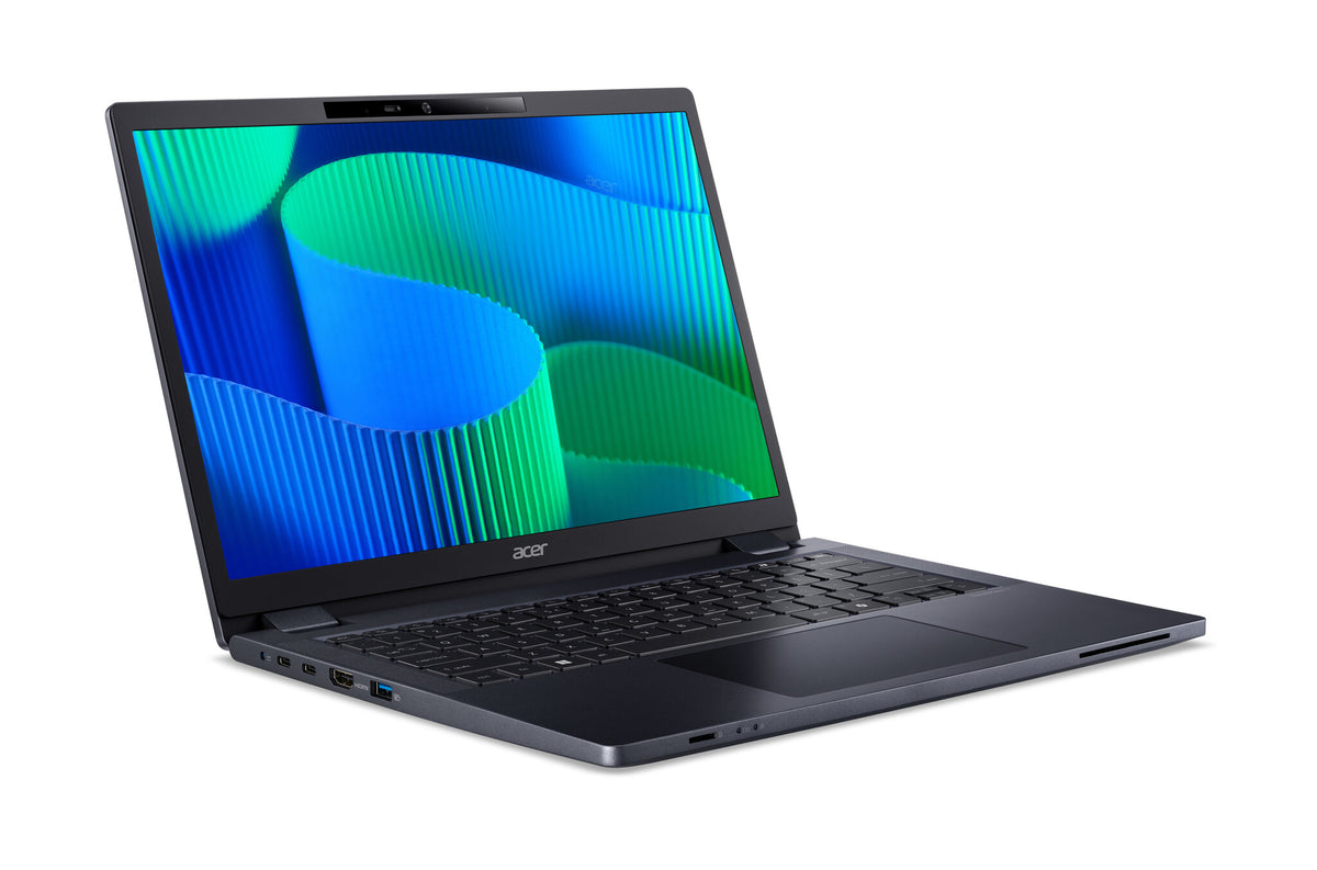 Acer TravelMate P4 TMP414-42-TCO-R86F AMD Ryzen™ 5 8540U Bärbar dator 35,6 cm (14") WUXGA 16 GB 512 GB SSD Wi-Fi 6E (802.11ax) Windows 11 Pro Blå