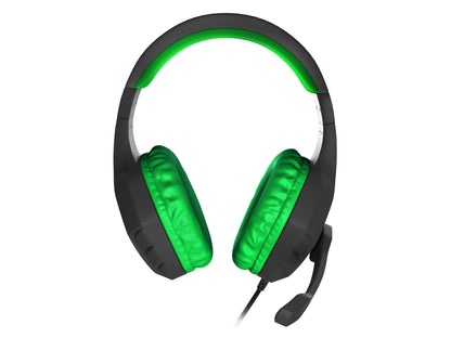 GENESIS Argon 200 Headset Kabel Huvudband Spela Svart, Grön