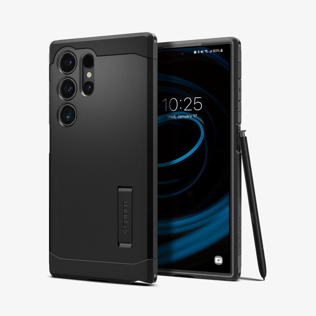 Spigen Tough Armor mobiltelefonfodral 17,3 cm (6.8") Omslag Svart