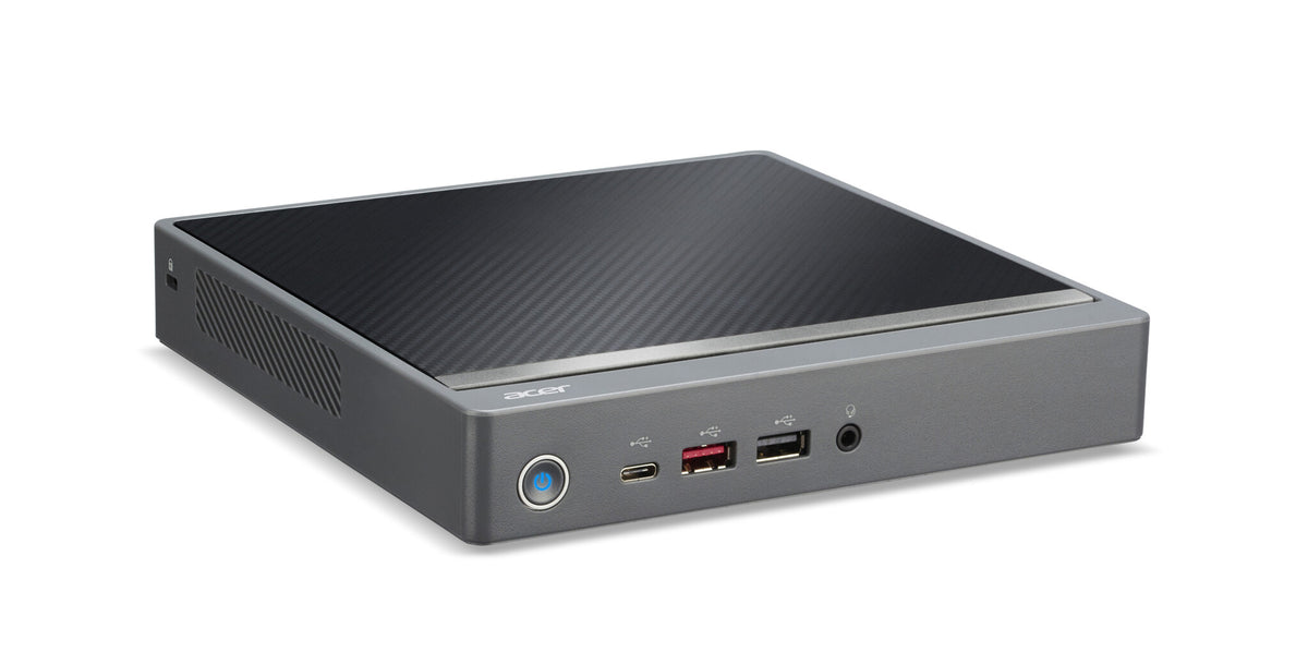 Acer Veriton 2000 Mini N2595GT Intel Core 3 100U 8 GB DDR5-SDRAM 256 GB SSD Windows 11 Pro Mini PC Mini-PC Svart
