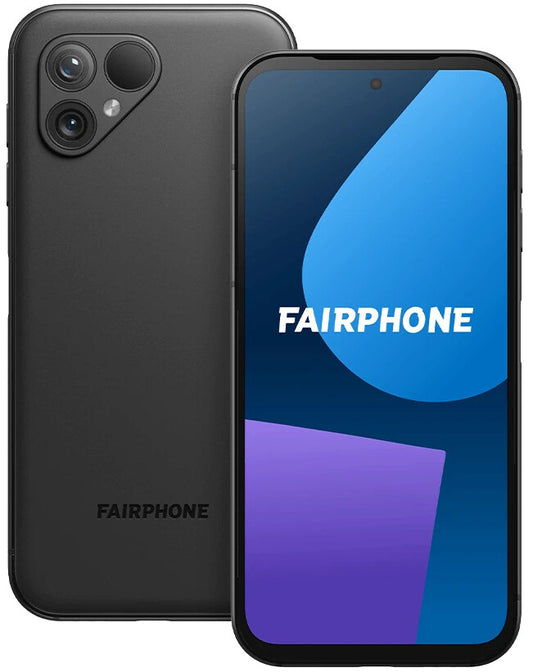Fairphone 5 16,4 cm (6.46") Dubbla SIM-kort Android 13 5G USB Type-C 6 GB 128 GB 4200 mAh Svart