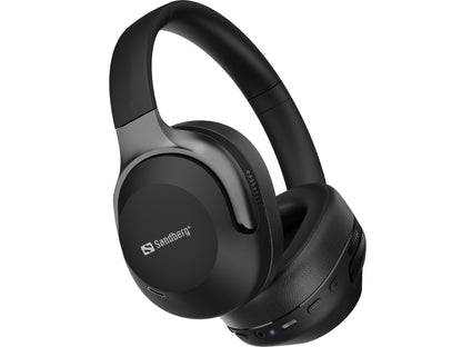 Sandberg 126-53 hörlur och headset Trådlös Huvudband Samtal/musik Bluetooth Svart