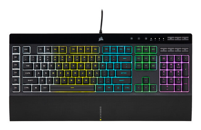 Corsair K55 RGB PRO tangentbord Spela USB QWERTY Engelska (USA) Svart