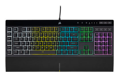 Corsair K55 RGB PRO tangentbord Spela USB QWERTY Engelska (USA) Svart