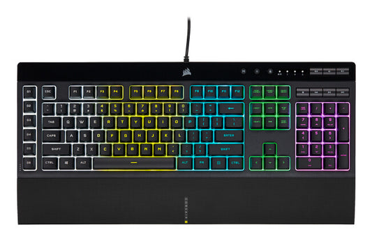 Corsair K55 RGB PRO tangentbord Spela USB QWERTY Engelska (USA) Svart