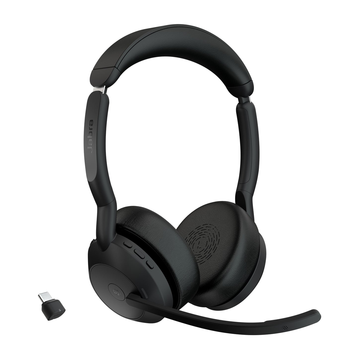 Jabra Evolve2 55 Headset Trådlös Huvudband Kontor/callcenter Bluetooth Svart