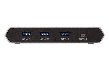 ATEN 2-portars USB-C Gen2 delningsswitch med strömgenomströmning