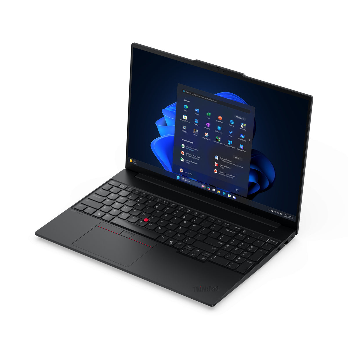Lenovo ThinkPad E16 Gen 3 (Intel) Copilot+ PC Intel Core Ultra 5 228V Bärbar dator 40,6 cm (16") WUXGA 32 GB LPDDR5x-SDRAM 512 GB SSD Wi-Fi 6E (802.11ax) Windows 11 Pro Nordic Svart