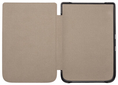 PocketBook WPUC-627-S-GY e-boksläsarfodral 15,2 cm (6") Folio Brun, Grå