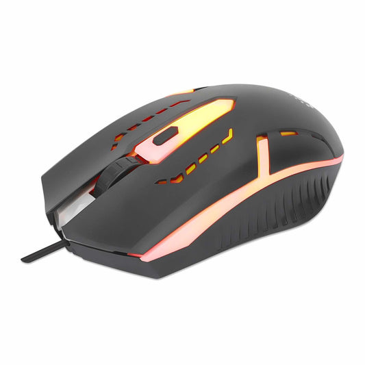 Manhattan 190206 datormöss Spela Ambidextrous USB Type-A Optisk 1500 DPI