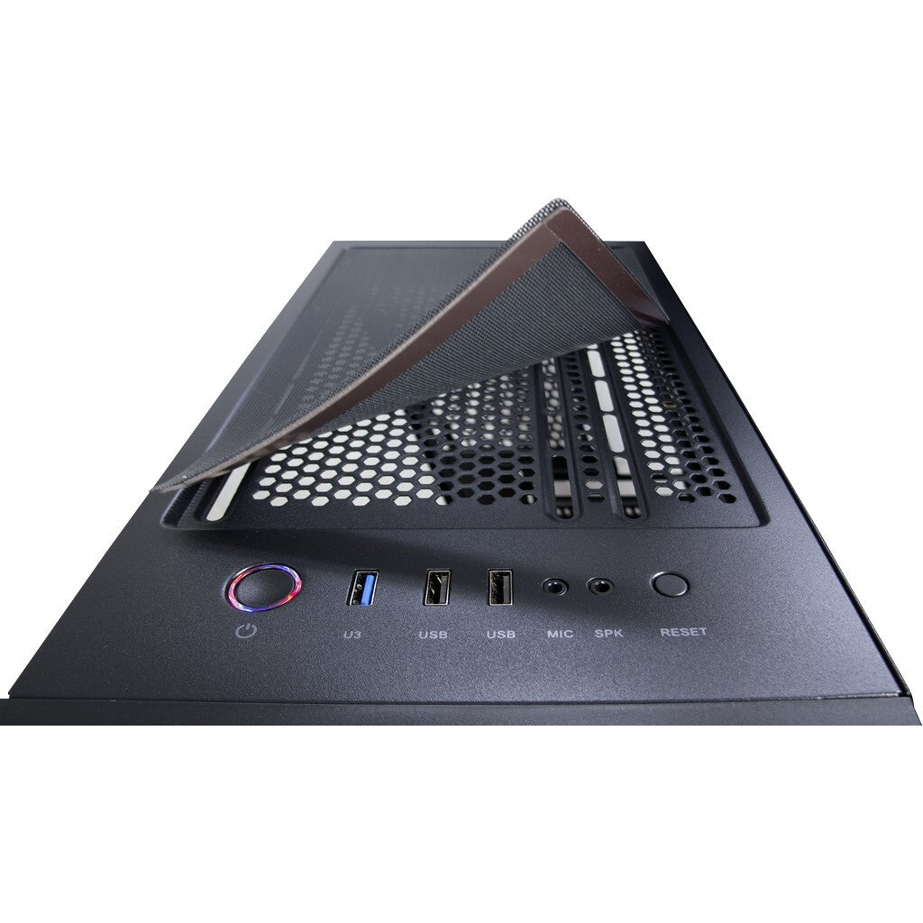 Inter-Tech C-303 Mirror Full Tower Svart