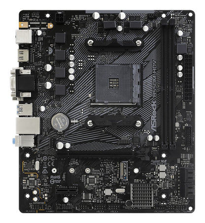 Asrock B550M-HDV AMD B550 Uttag AM4 micro ATX