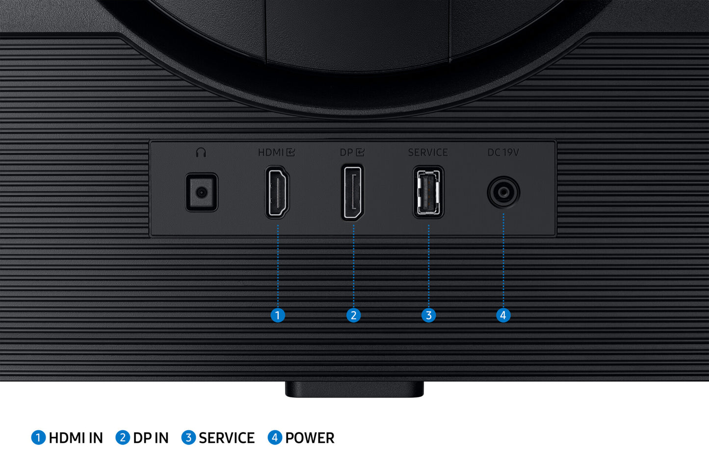 Samsung S32DG500EU LED display 81,3 cm (32") 2560 x 1440 pixlar Quad HD Svart