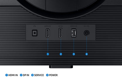 Samsung S32DG500EU LED display 81,3 cm (32") 2560 x 1440 pixlar Quad HD Svart