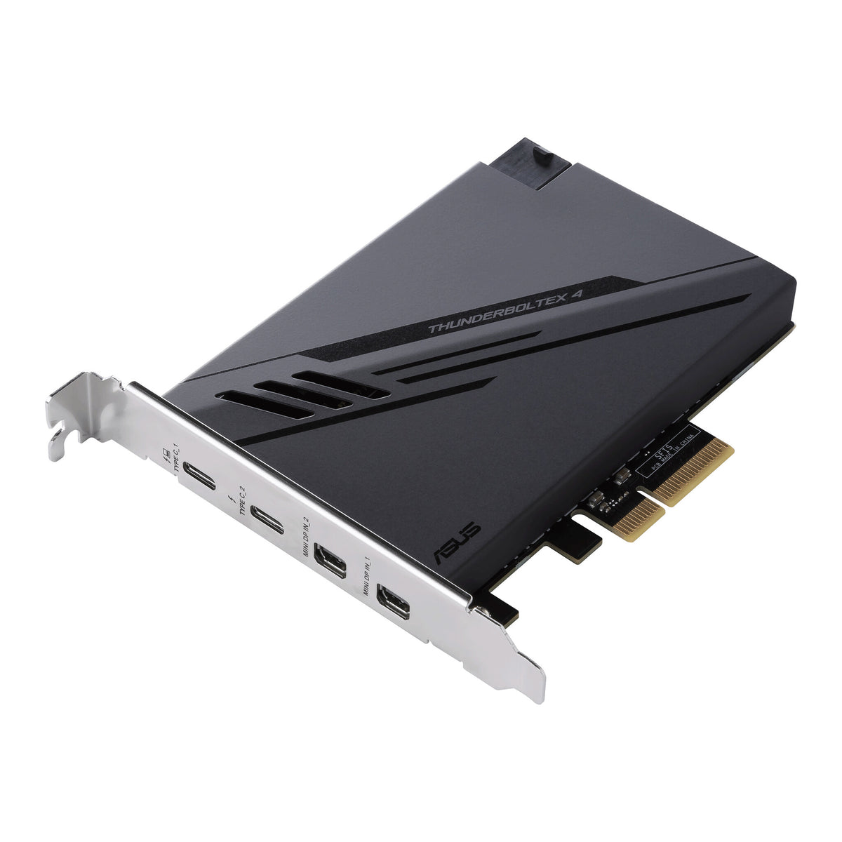 ASUS ThunderboltEX 4 nätverkskort/adapters Intern Mini DisplayPort, PCIe, Thunderbolt, USB 2.0, USB 3.2 Gen 2 (3.1 Gen 2)