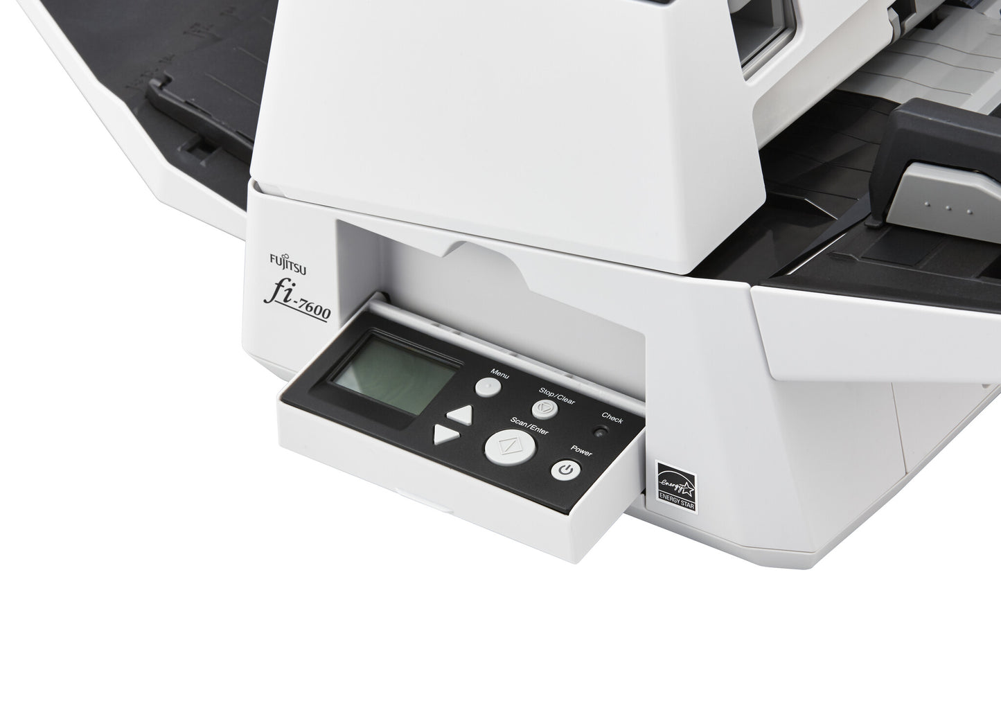 Ricoh fi-7600 ADF + scanner med manuell matning 600 x 600 DPI A3 Svart, Vit