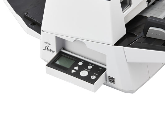 Ricoh fi-7600 ADF + scanner med manuell matning 600 x 600 DPI A3 Svart, Vit