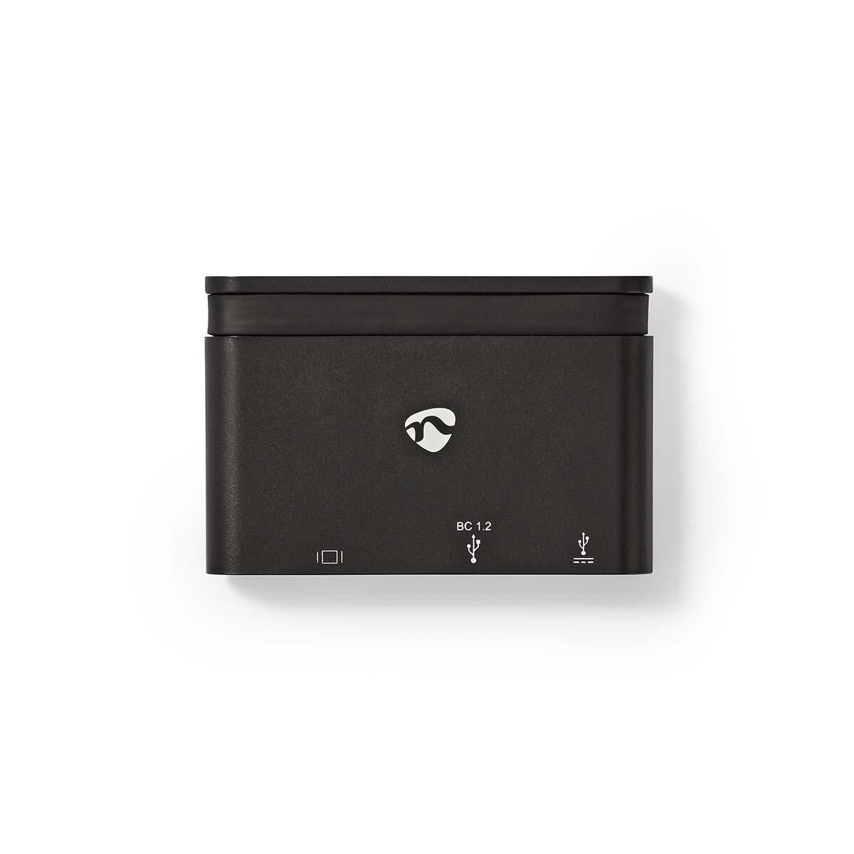 Nedis TCARF220BK dockningsstationer för bärbara datorer USB 3.2 Gen 1 (3.1 Gen 1) Type-C Svart