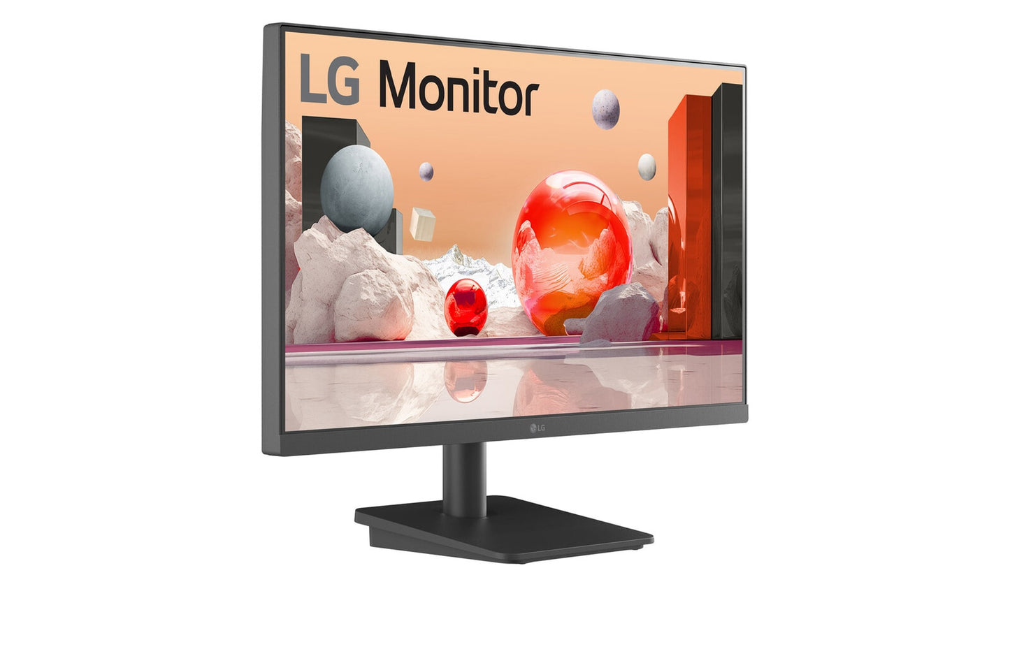 LG 24BA400-B platta pc-skärmar 60,5 cm (23.8") 1920 x 1080 pixlar Full HD LCD Svart