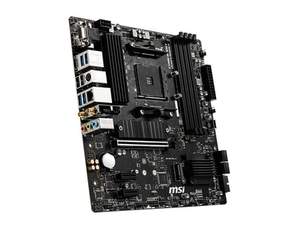 MSI B550M PRO-VDH WIFI moderkort AMD B550 Uttag AM4 micro ATX
